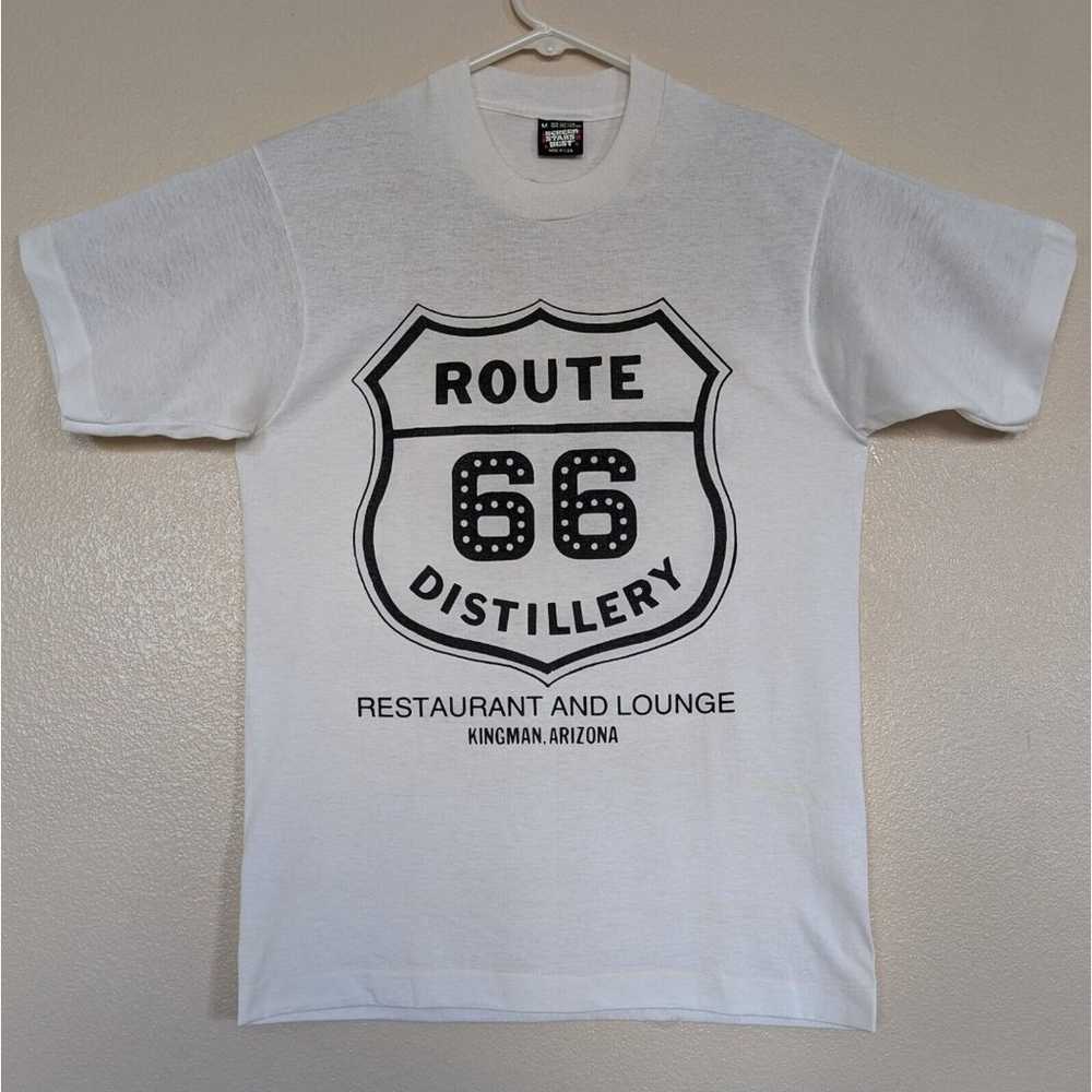 Vintage Get Your Kicks On Route 66 Medium T-Shirt… - image 2