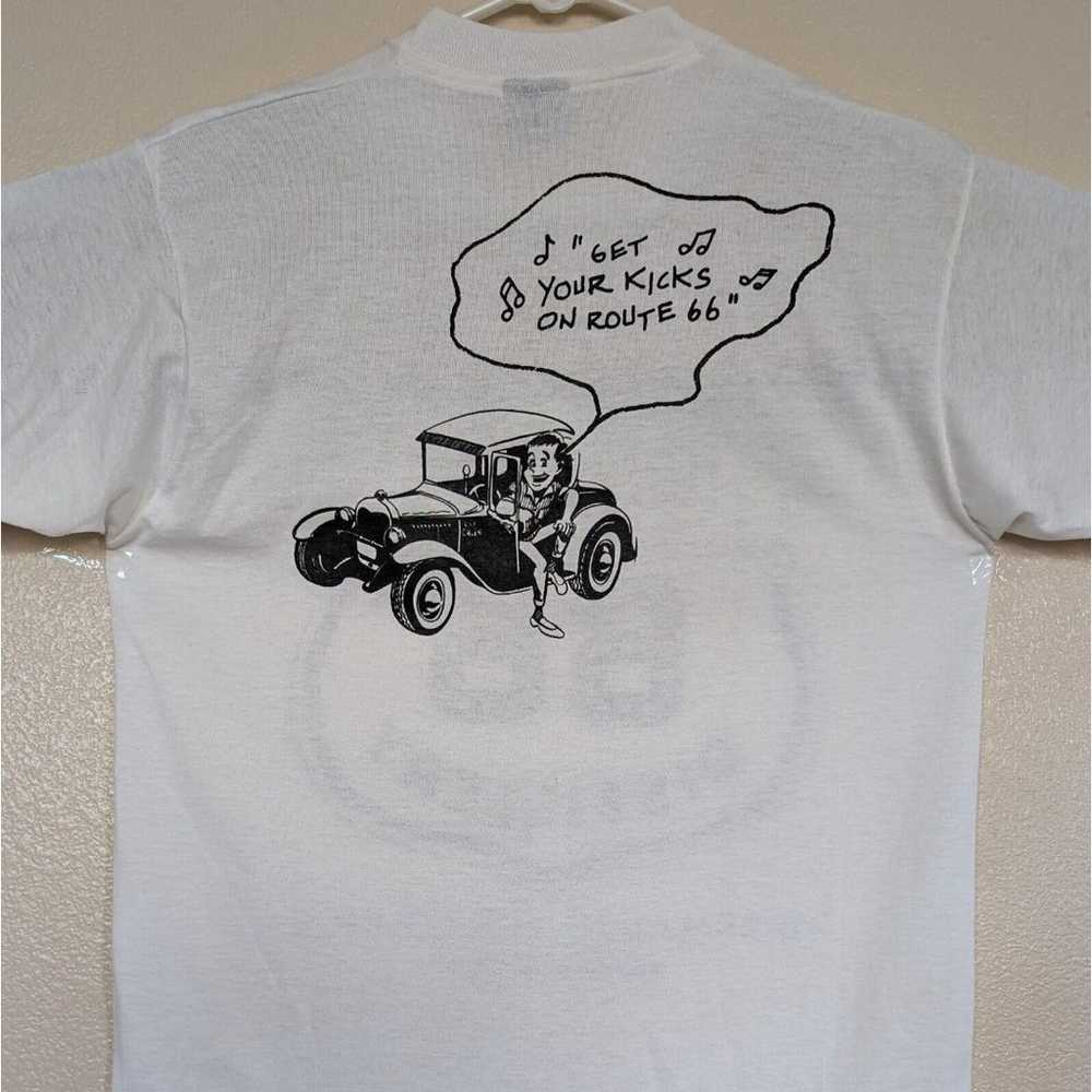 Vintage Get Your Kicks On Route 66 Medium T-Shirt… - image 3