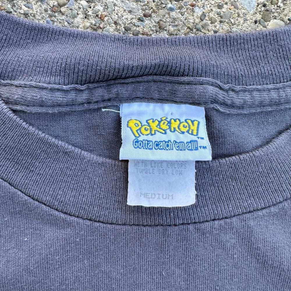 Vintage 1999 Nintendo Pokémon Pikachu Promo T-Shi… - image 3