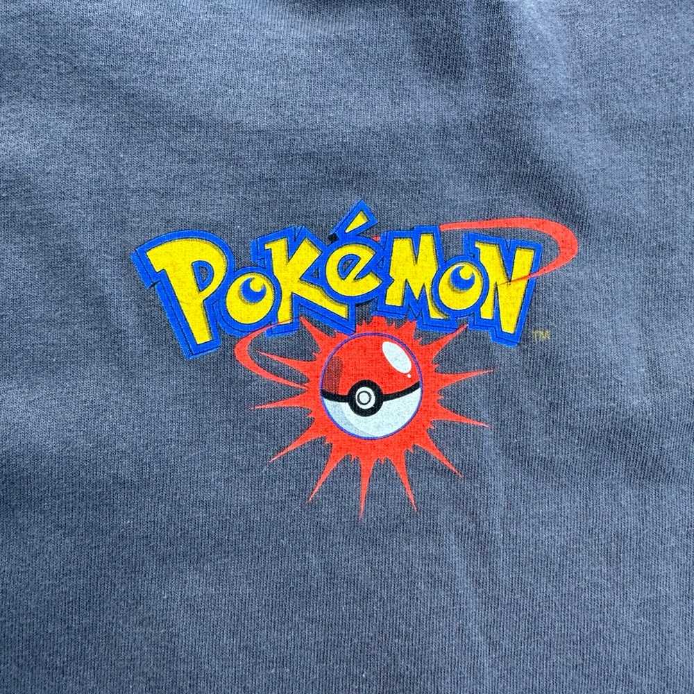 Vintage 1999 Nintendo Pokémon Pikachu Promo T-Shi… - image 5