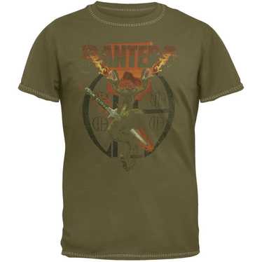 Vtg Pantera T-shirt - Snake & Sword Overdyed Shir… - image 1