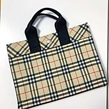 Burberry Blue Label Tote Bag Check