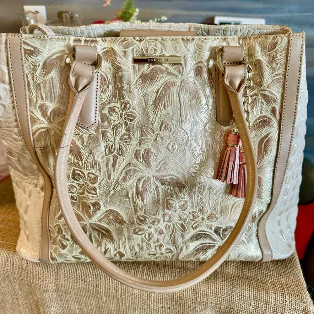 Brahmin Joan Tote in Crème Este - image 2