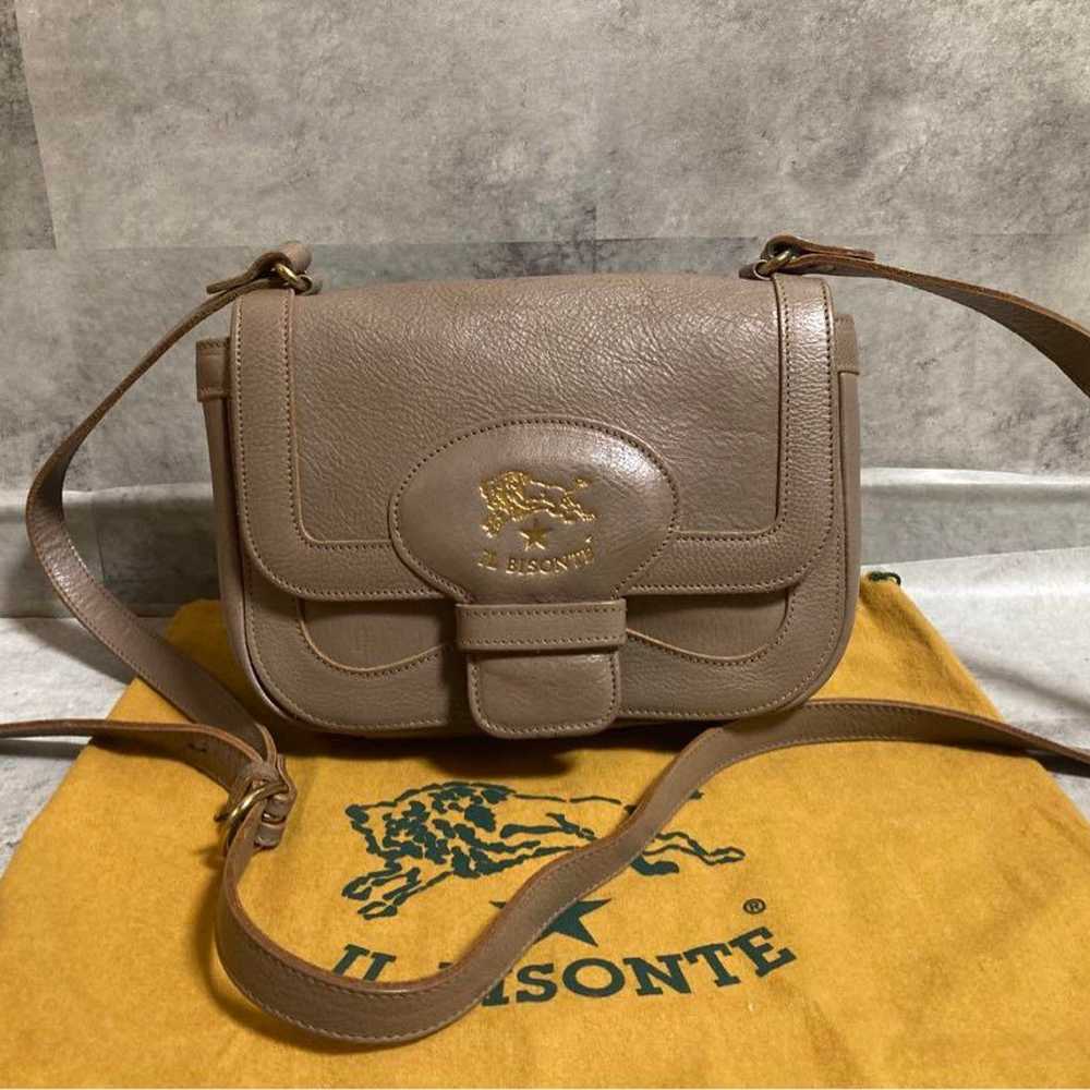 Brand new Il Bisonte shoulder bag in grey color. - image 1