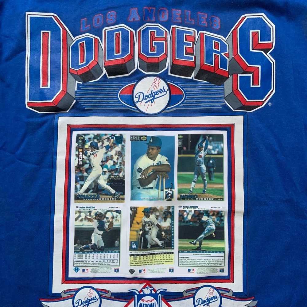 Vintage Vtg Los Angeles Dodgers Joy Athletic Uppe… - image 2