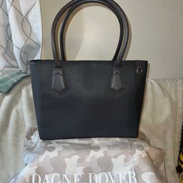 Dagne Dover Signature Tote Classic Graphite