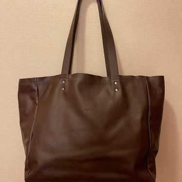 【Like New】Agnes B Leather Tote Bag