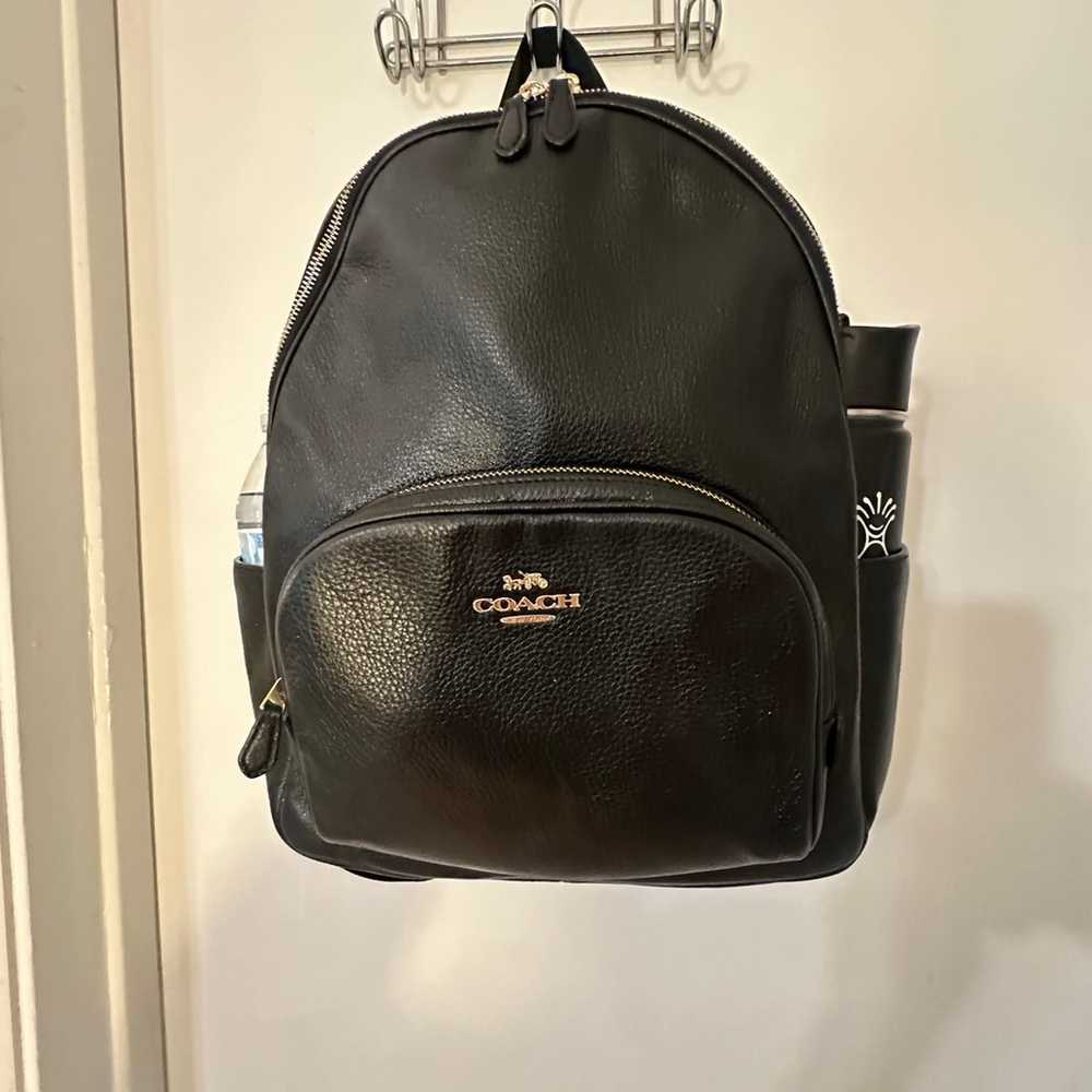 Coach leather backpack - image 1