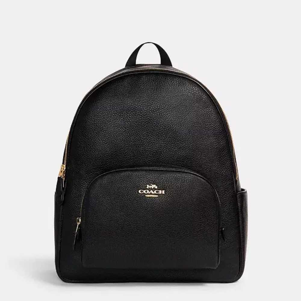 Coach leather backpack - image 6