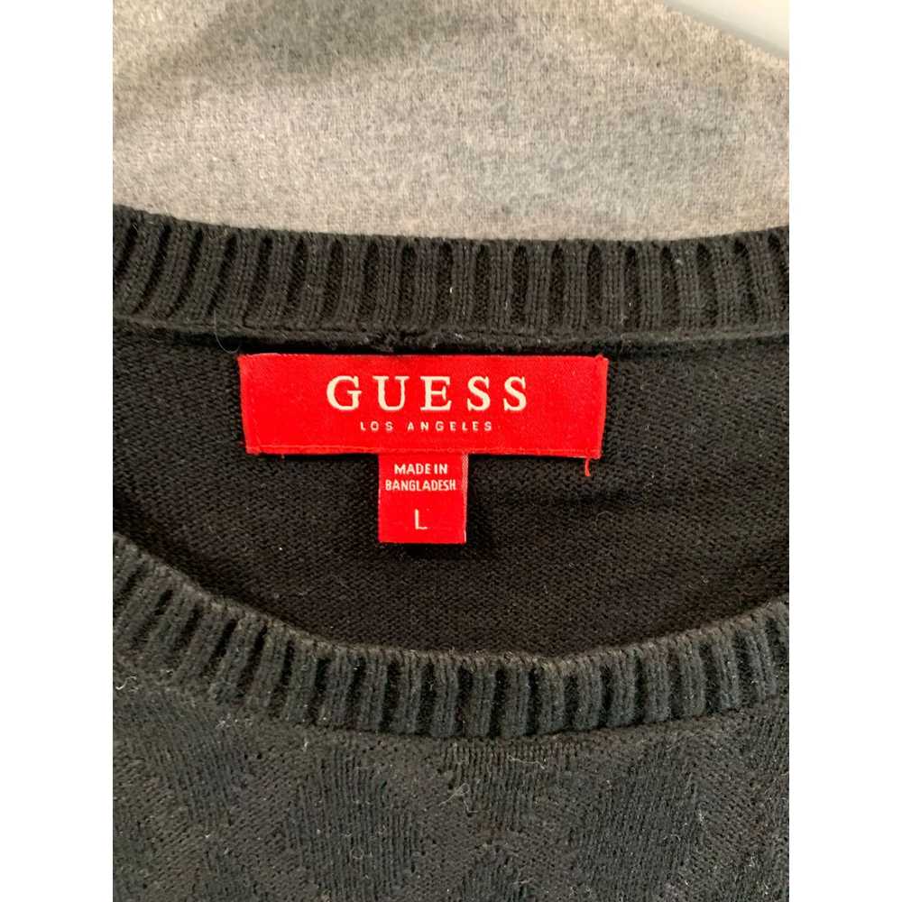 Guess GUESS Sweater Womens Large Long Sleeve Roun… - image 3