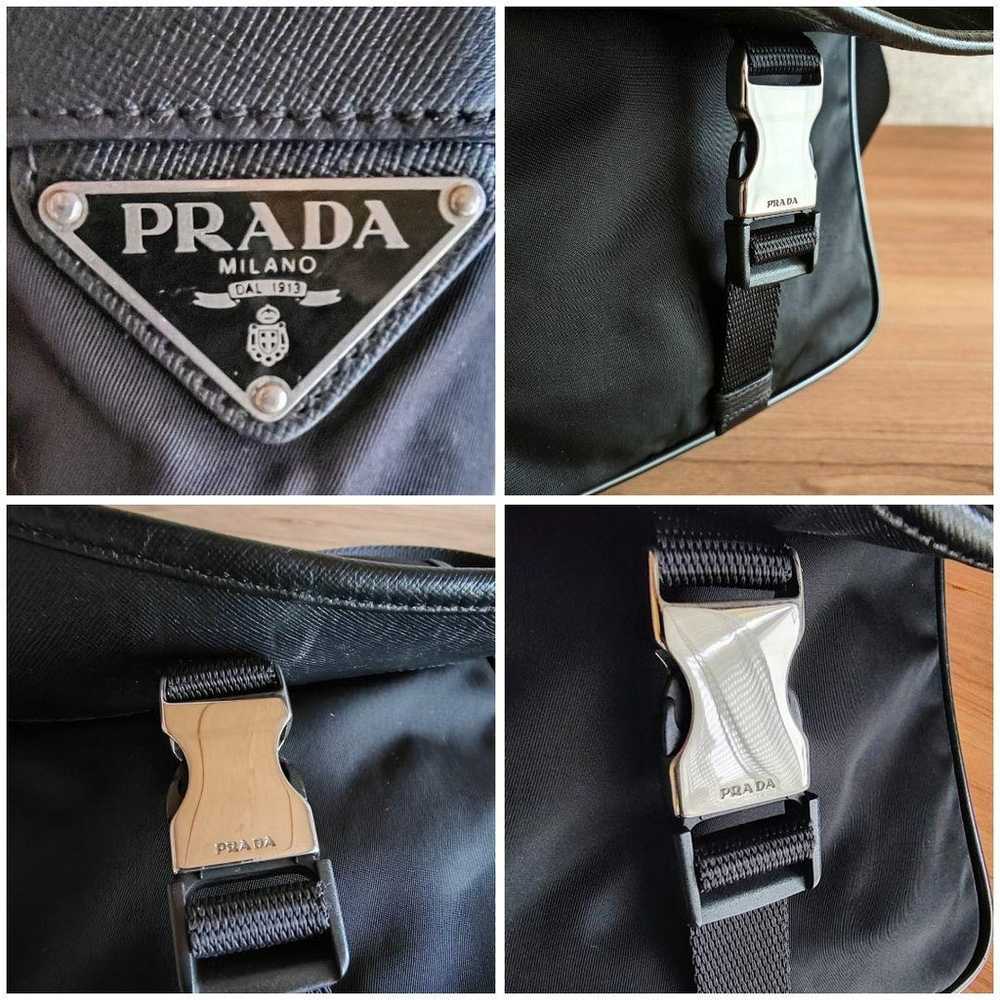 Excellent condition Prada nylon leather shoulder … - image 7