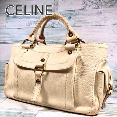 【Brand New】CELINE Boogie Bag Leather Hand Tote Bag