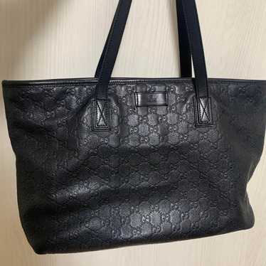 GUCCI Leather Tote Bag