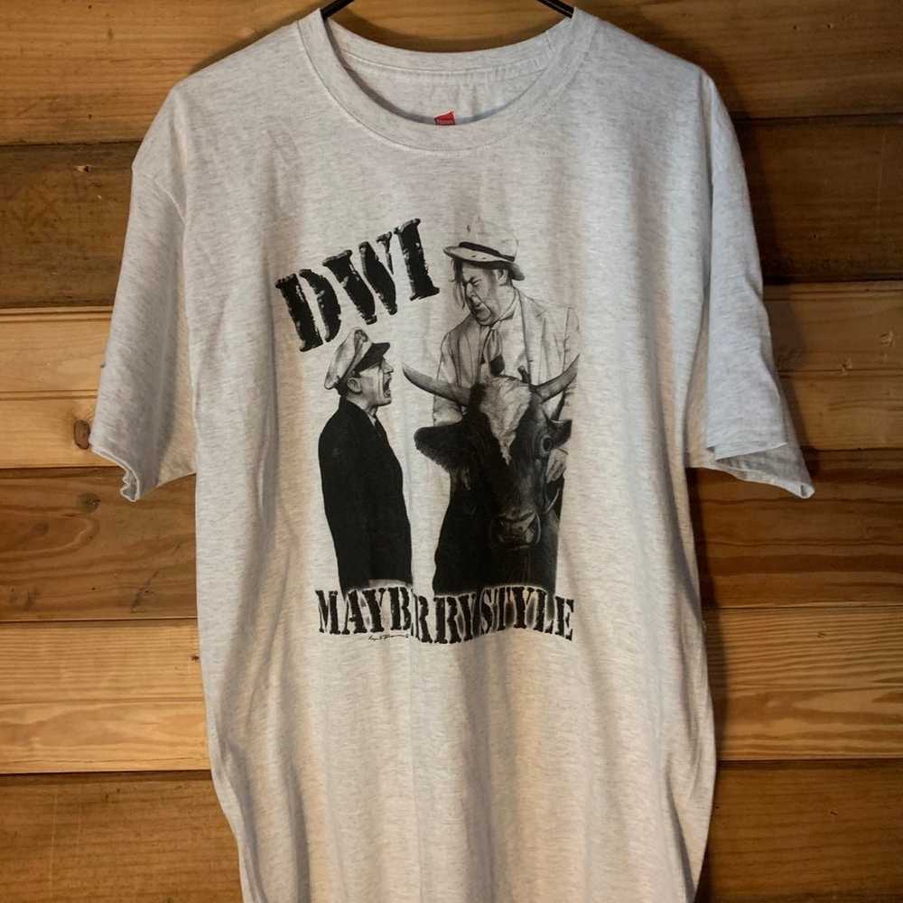 Hanes Vintage DWI Andy Griffith Mayberry Graphic … - image 1