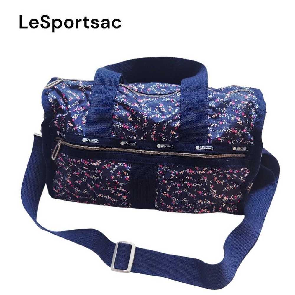 Limited edition LeSportsac shoulder bag in navy b… - image 1