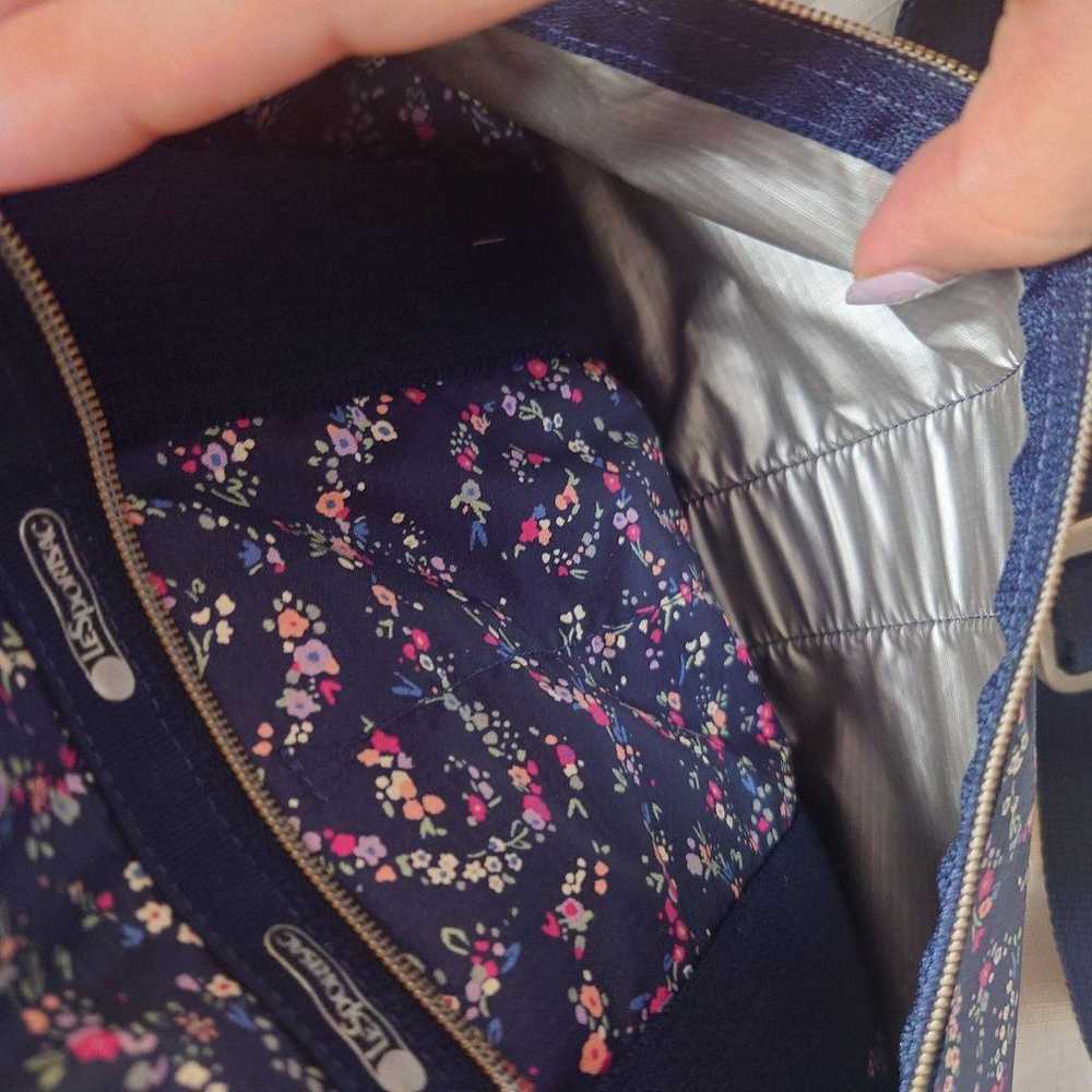 Limited edition LeSportsac shoulder bag in navy b… - image 3