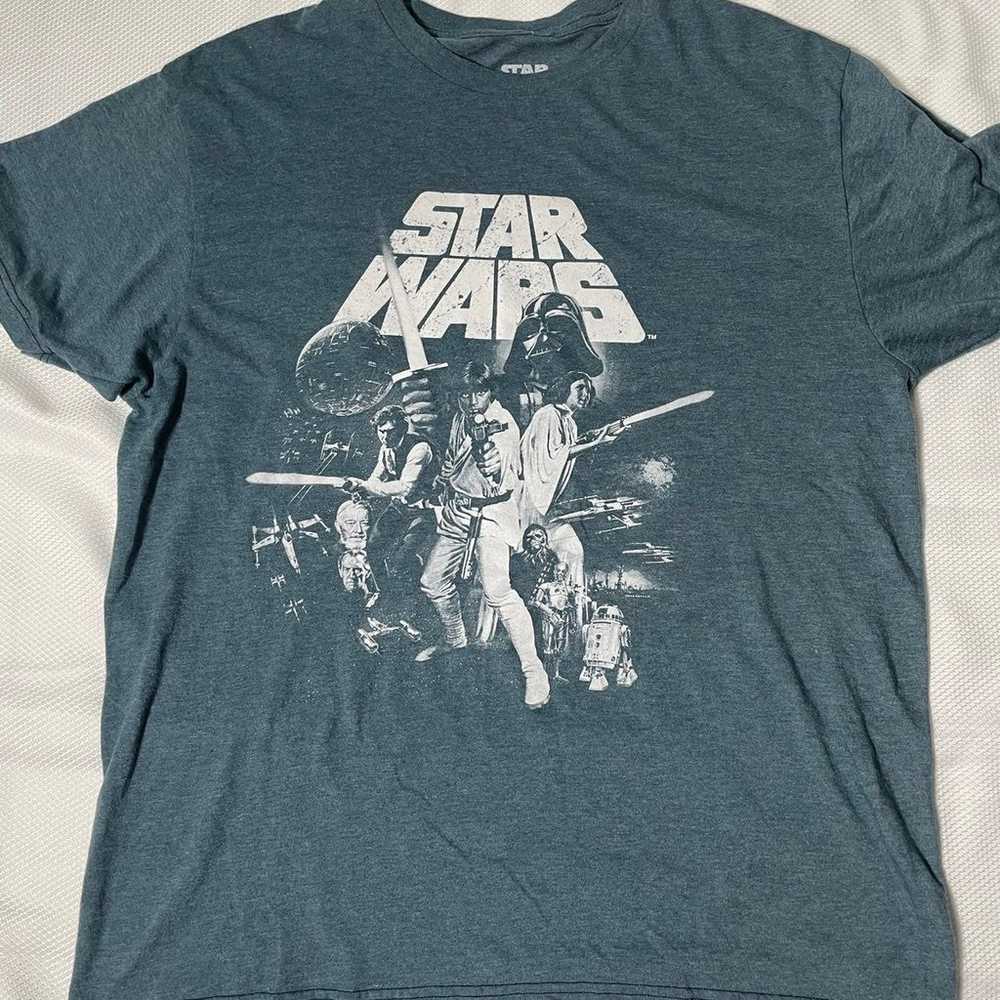 Vintage graphic star wars t shirt size L - image 1