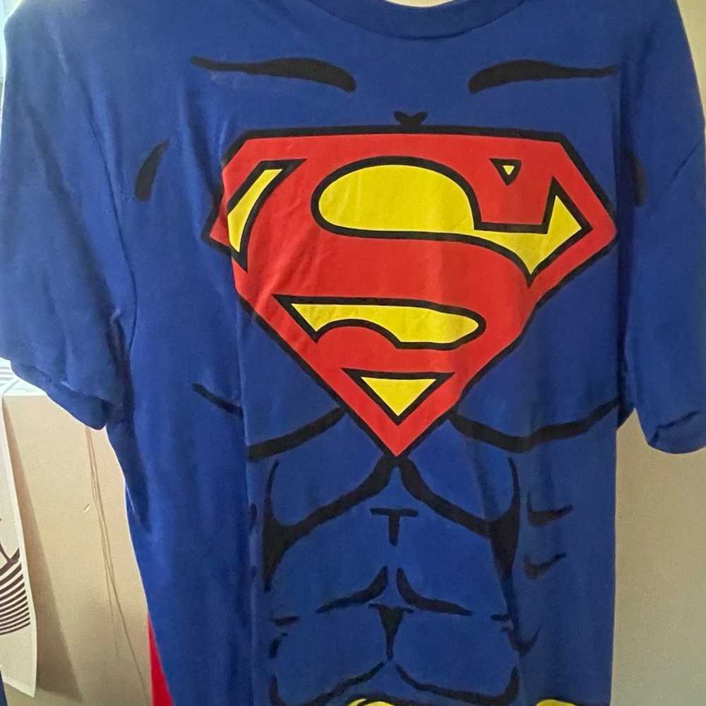 Superman Shirt With Cape - image 1