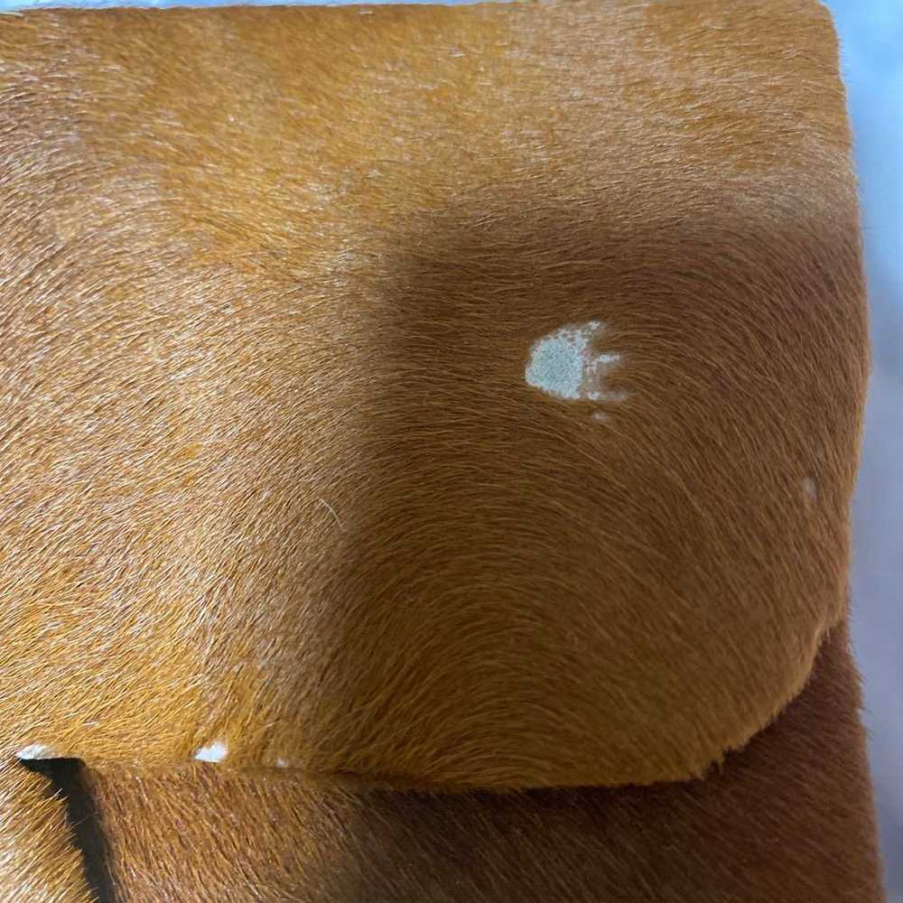 50s? Pony Hair Cowhide Top Handle Bag Vintage - image 4