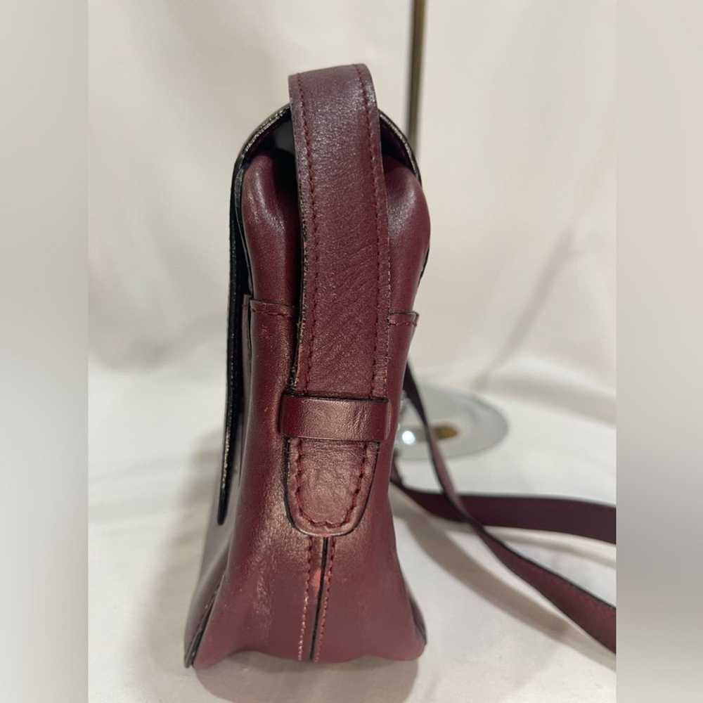 Bally Vintage Leather Burgundy Crossbody - image 12