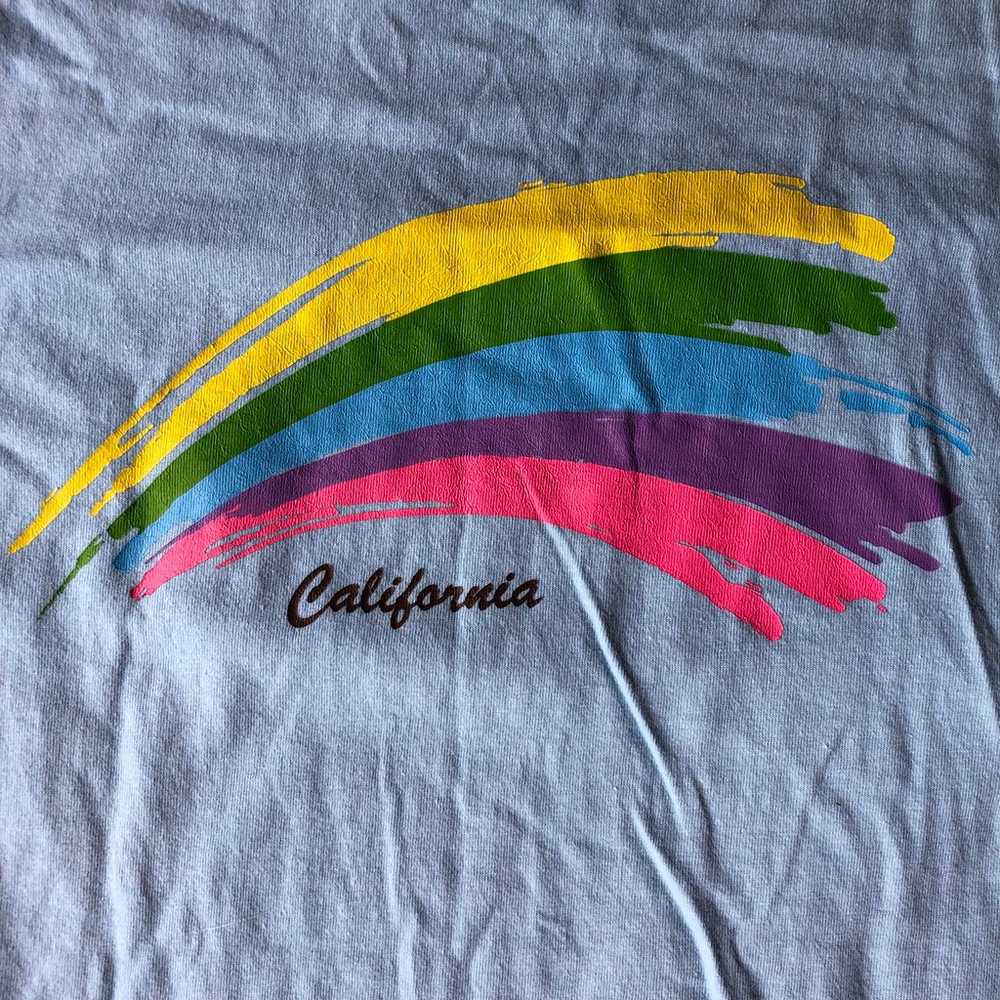 Vintage Y2K California Rainbow Shirt - image 4