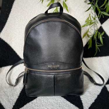 Kate Spade Karina Pebbled Large Backpack - Black