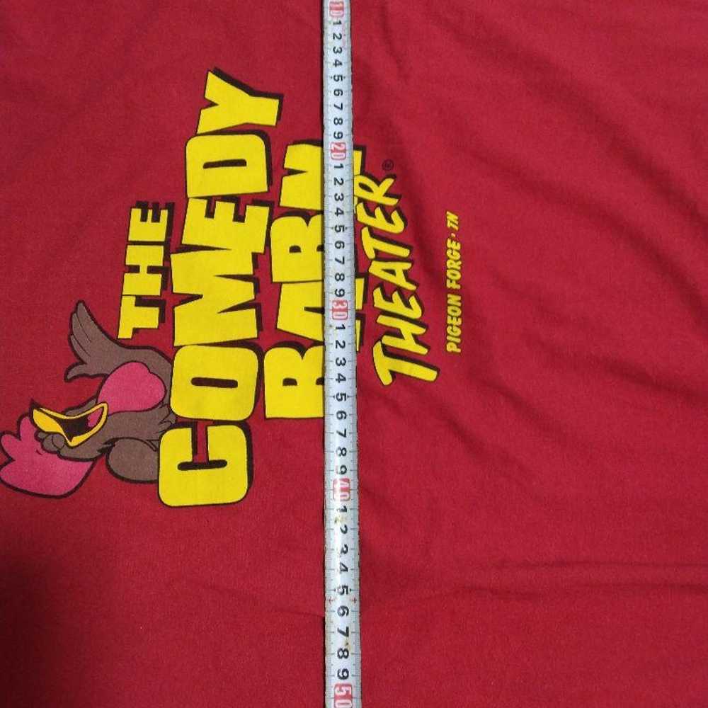 The Comedy Barn Theater Print T-shirt, size L. - image 8