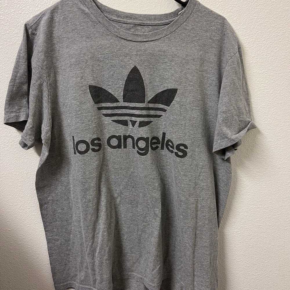 Men's Original Adidas Grey Los Angeles Shirt Larg… - image 1