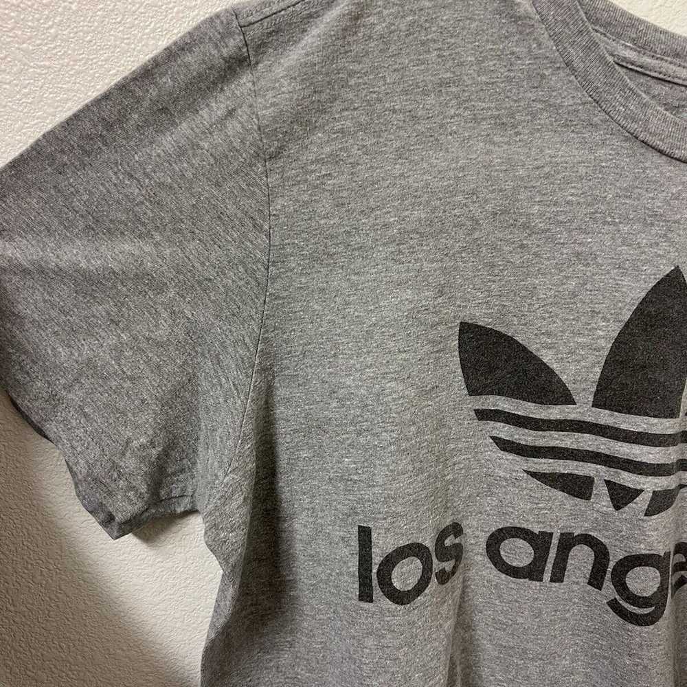 Men's Original Adidas Grey Los Angeles Shirt Larg… - image 3