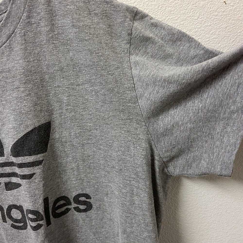 Men's Original Adidas Grey Los Angeles Shirt Larg… - image 4