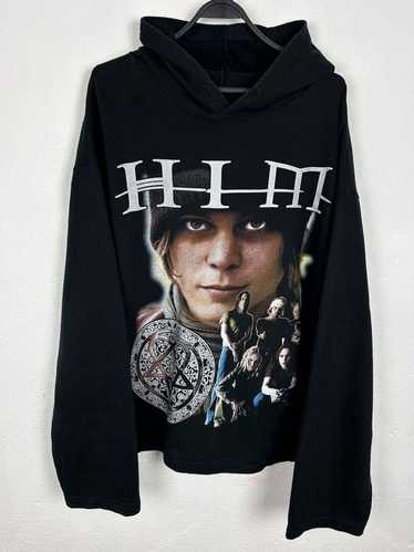 Band Tees × Vintage 90s Vintage Him Finnish Gothi… - image 1