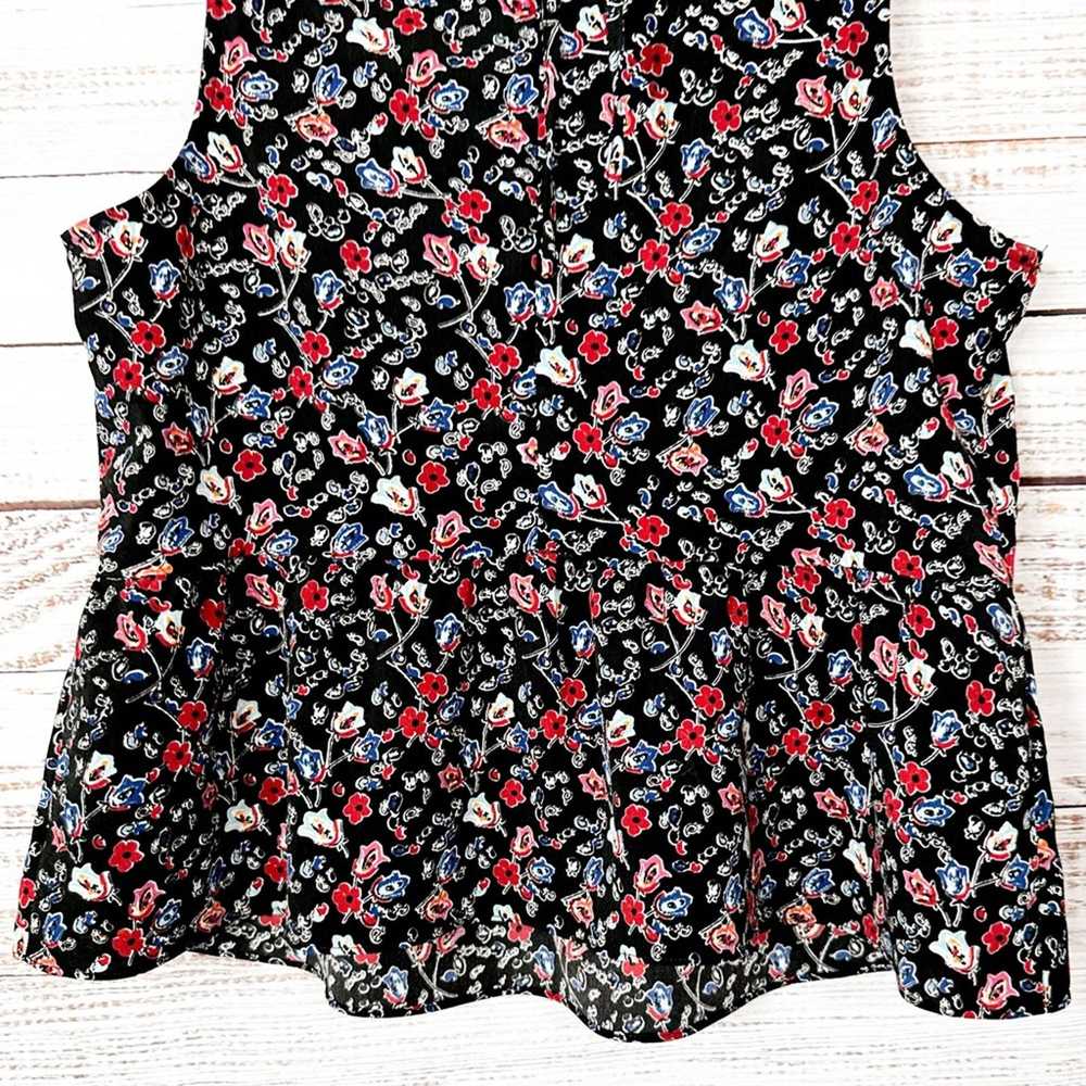 Current Air Current Air Rosa Floral Peplum Sleeve… - image 8