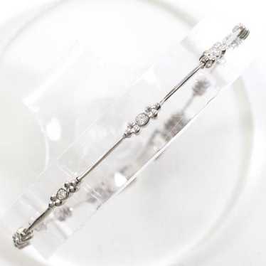 Other Other K18 White Gold Diamond Bracelet Metal… - image 1