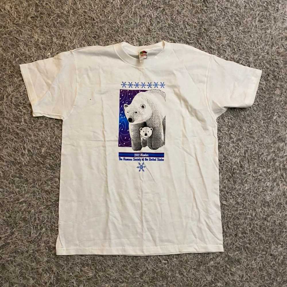 Vintage polar bear t shirt - image 1