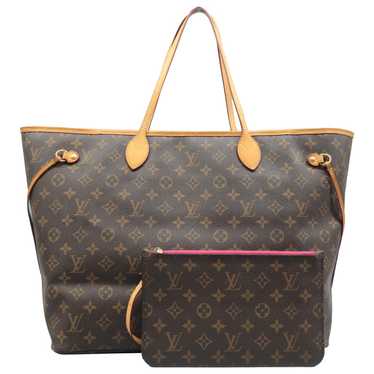 Louis Vuitton Neverfull leather handbag