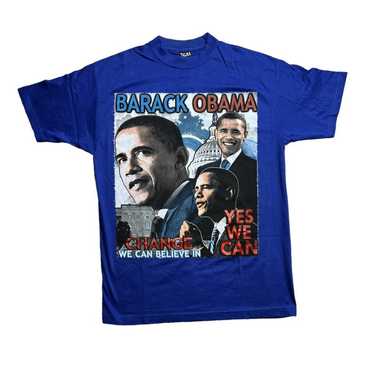 Y2K Vintage Deadstock Barack Obama rap tee size la