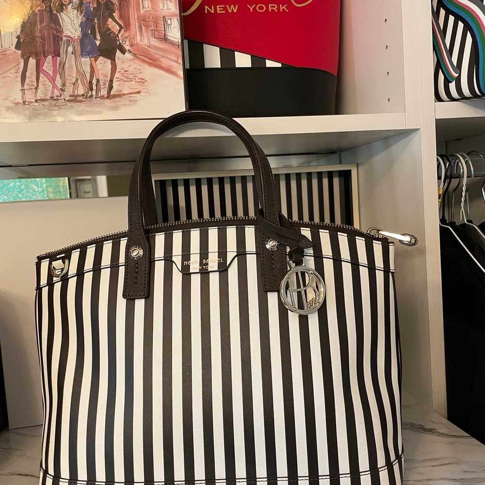 Henri Bendel W 57th Centennial Satchel - image 2