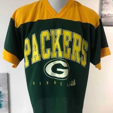 riddell vintage green bay packer Jersey mens large