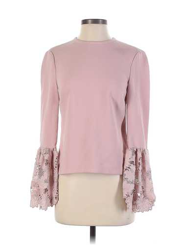 Rachel Zoe Women Pink Long Sleeve Blouse 0