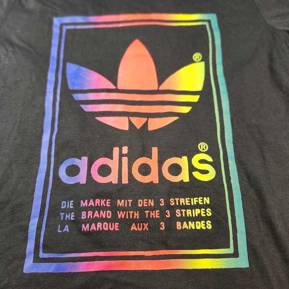 Adidas vintage t-shirt, size L, black. - image 4