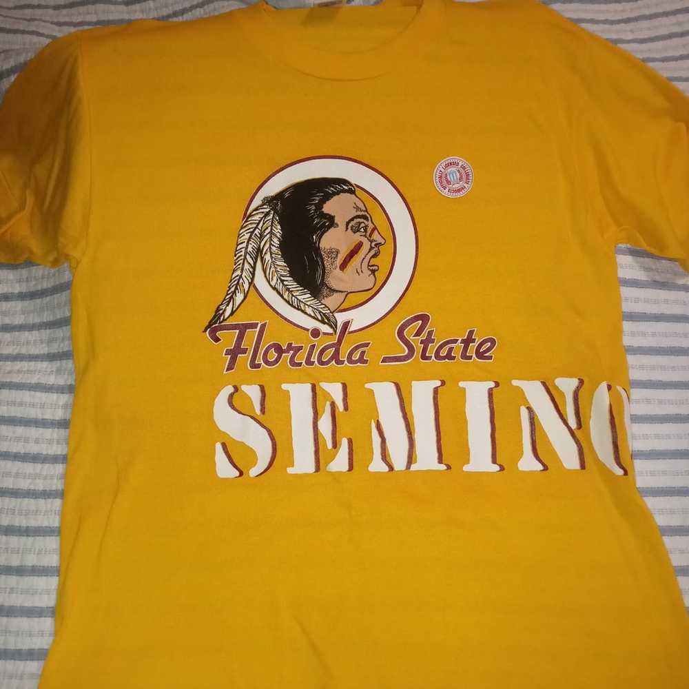 Vintage Retro NCAA FSU Florida State Seminoles Fo… - image 2