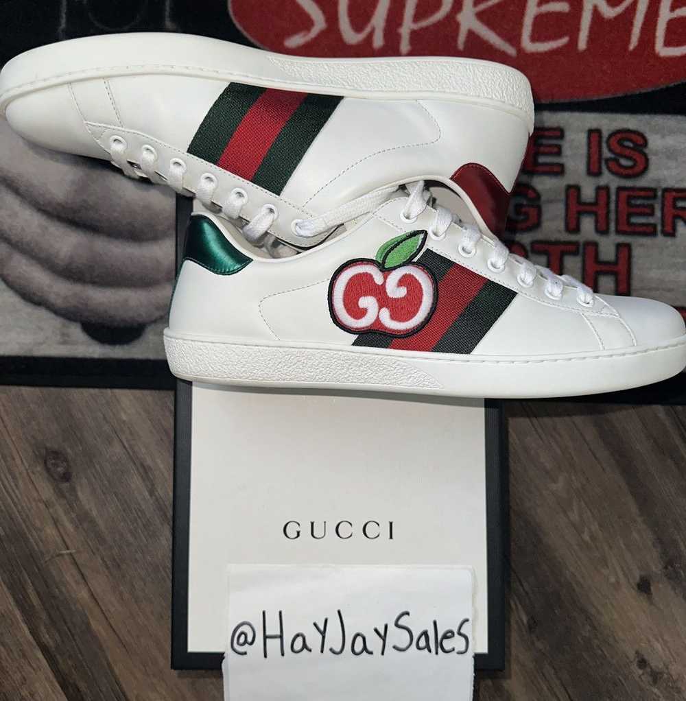 Gucci Gucci Ace Low GG Apple - image 1