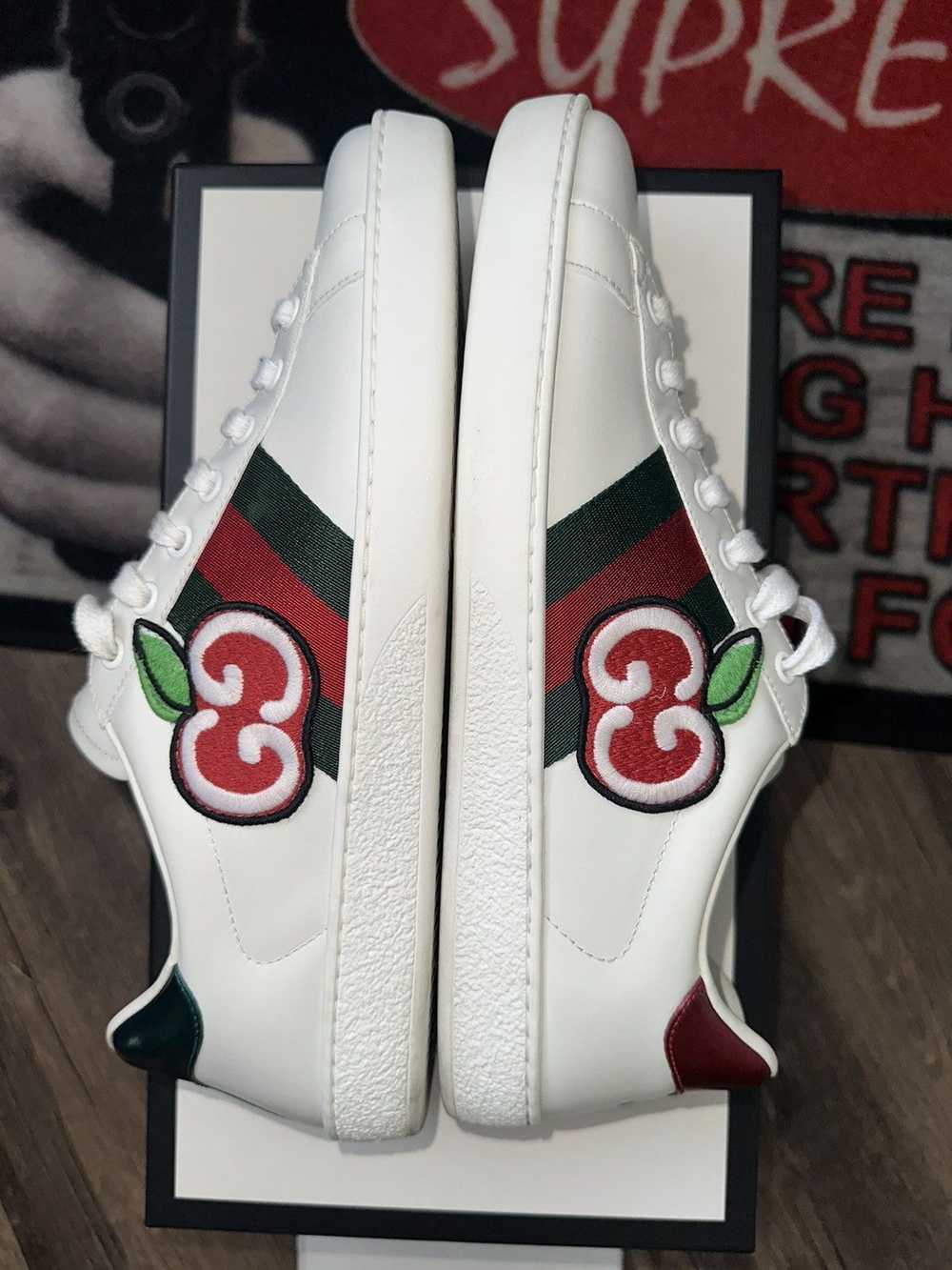 Gucci Gucci Ace Low GG Apple - image 5