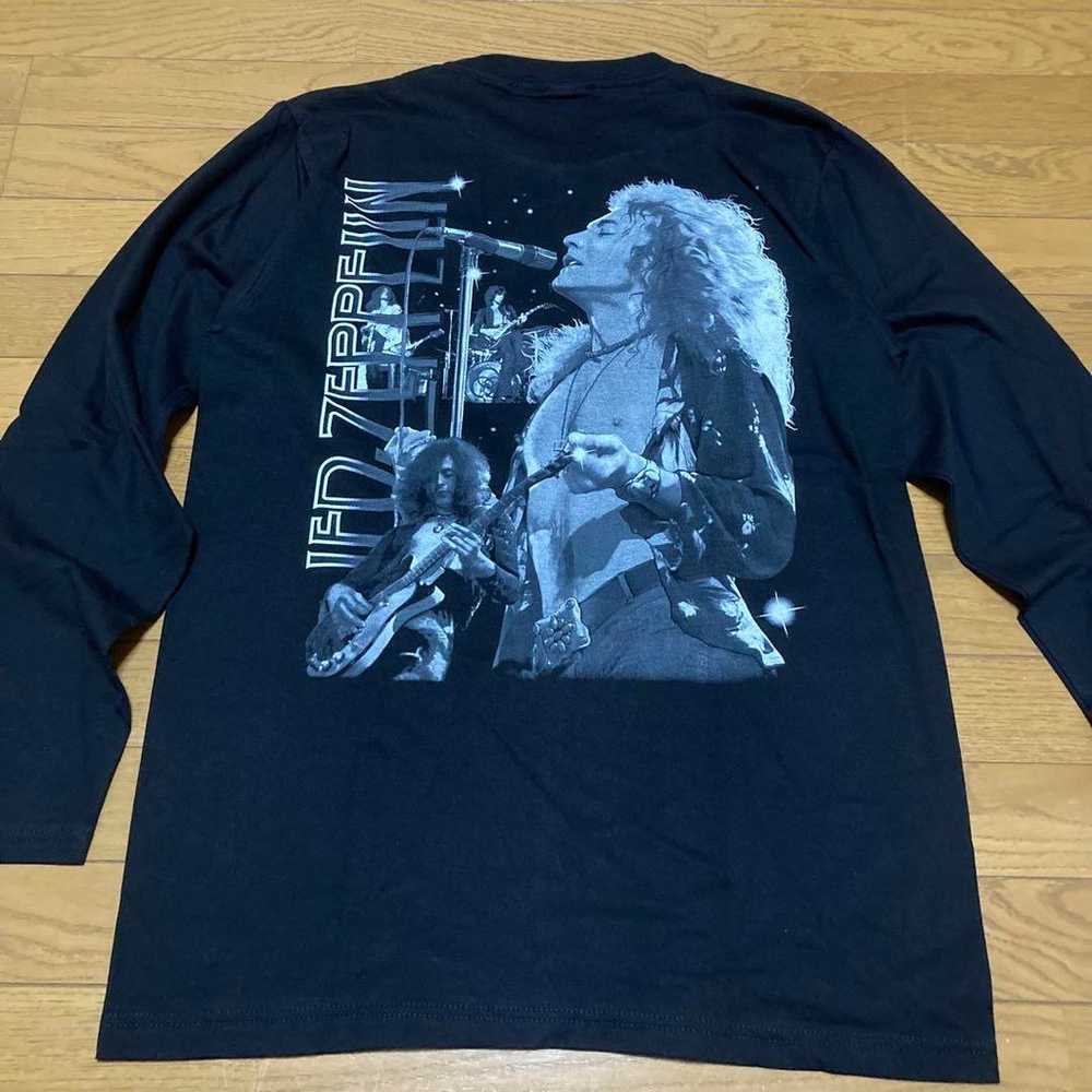 LED ZEPPELIN TEE Red Zeppelin band T-shirt Long T - image 4