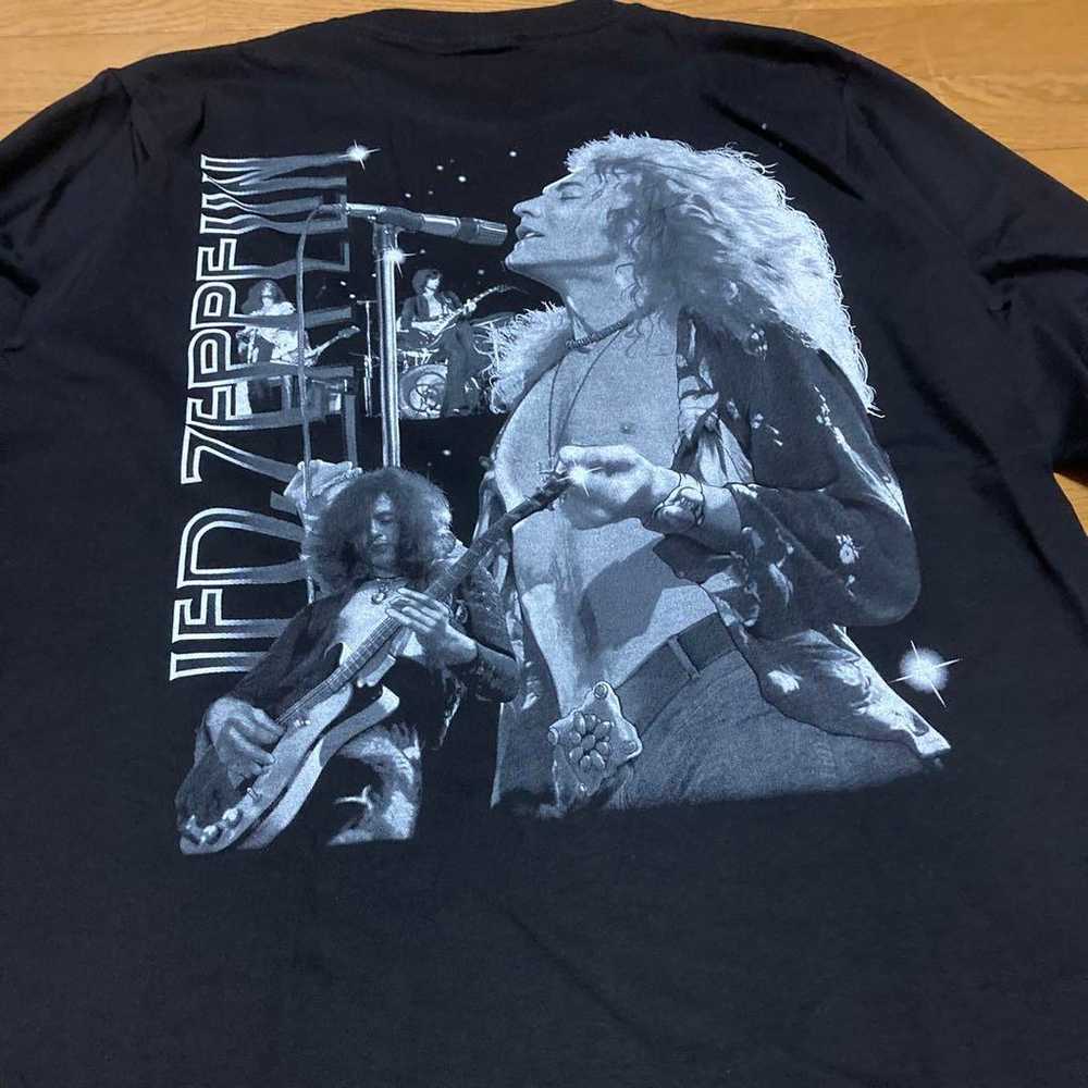 LED ZEPPELIN TEE Red Zeppelin band T-shirt Long T - image 5