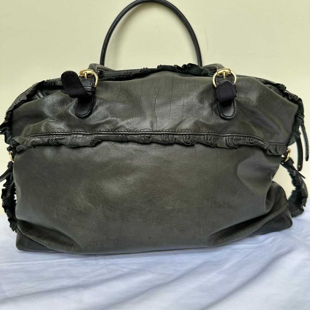 Gucci Sabrina Calfskin Ruffle Medium Boston Tote … - image 7