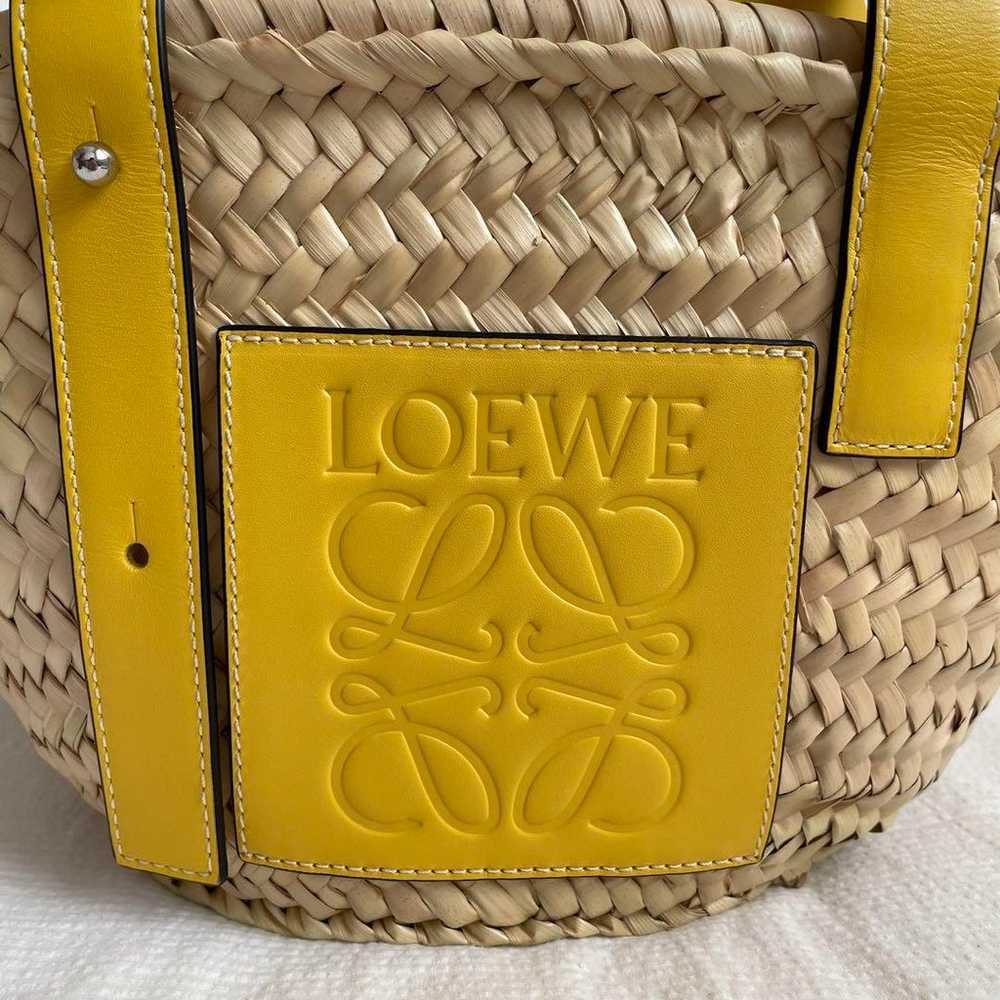 【Excellent Condition】Loewe Basket Bag Yellow Small - image 12