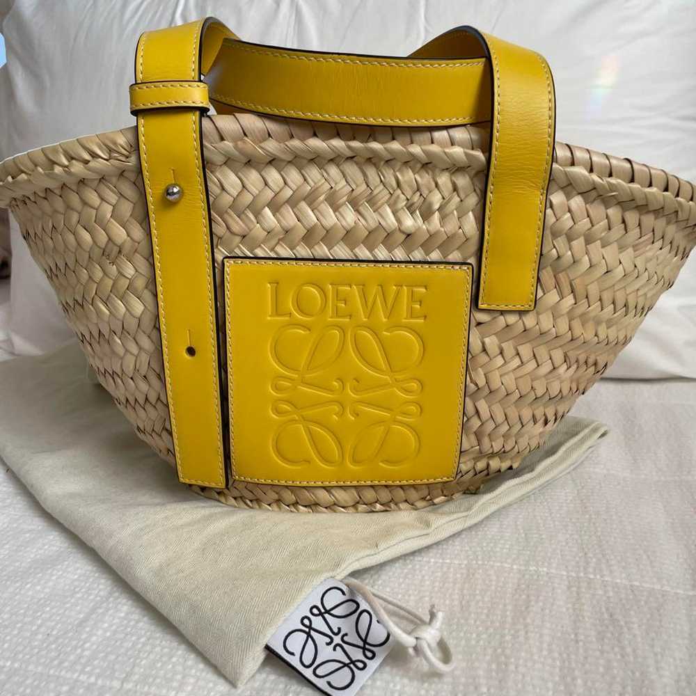 【Excellent Condition】Loewe Basket Bag Yellow Small - image 1