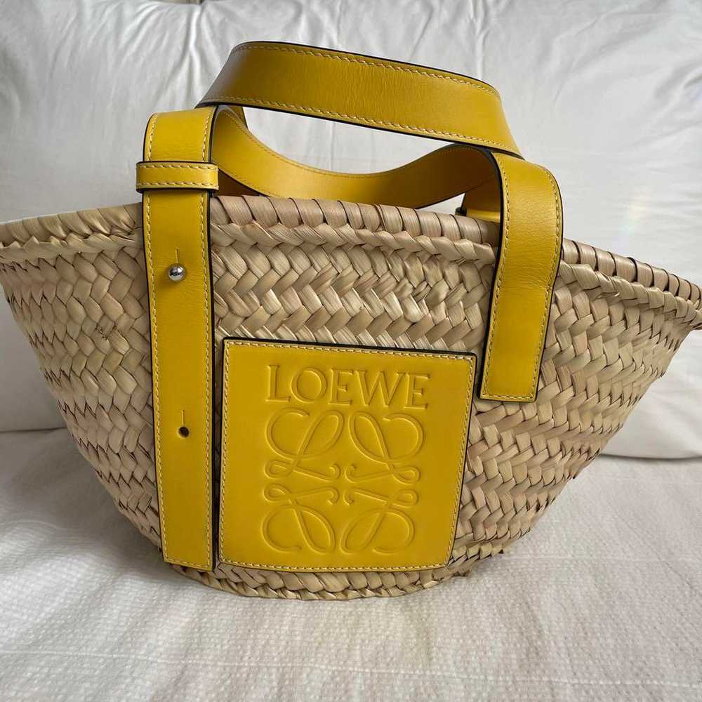 【Excellent Condition】Loewe Basket Bag Yellow Small - image 2