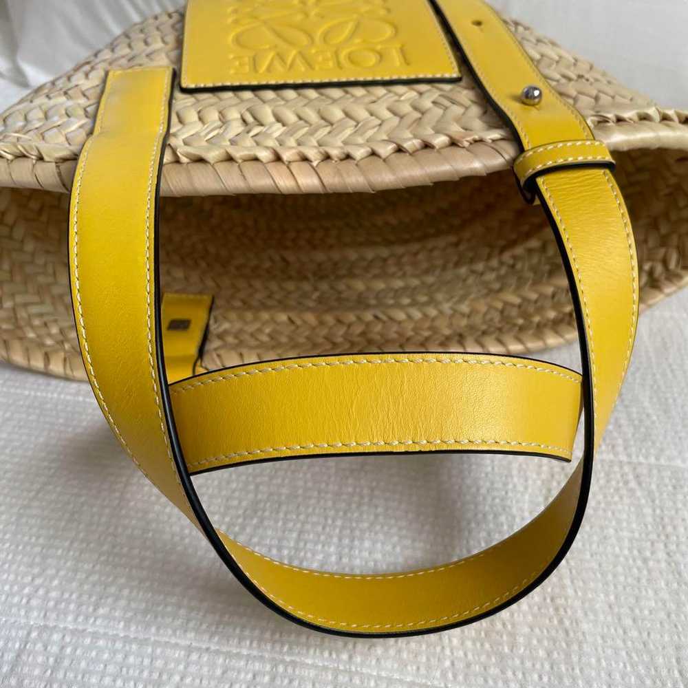 【Excellent Condition】Loewe Basket Bag Yellow Small - image 8